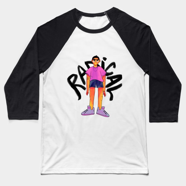 Radical Baseball T-Shirt by beatrizbrazza